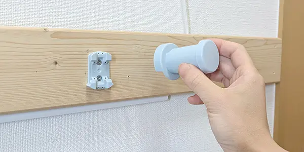 フックを取り付ける|スタンドバー|横向き|