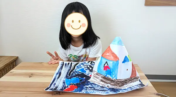 大型作品と写真撮影