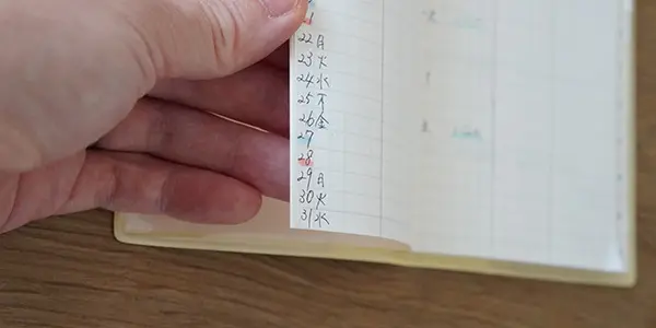 trinco3の方眼ページは31行