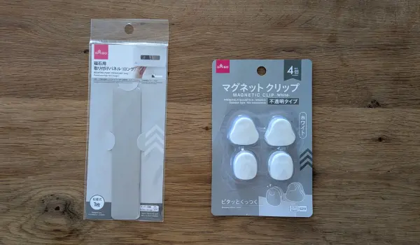 磁石用取り付けパネル(ロング)|マグネットクリップ