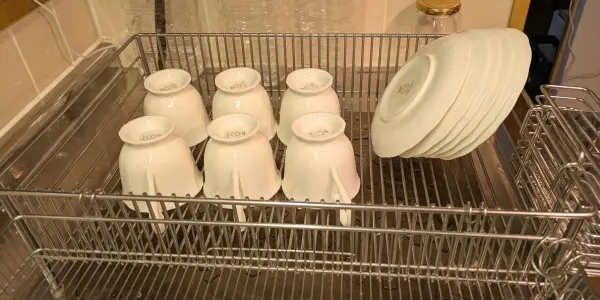 洗浄後｜実家で見つけたナルミのカップ＆ソーサー